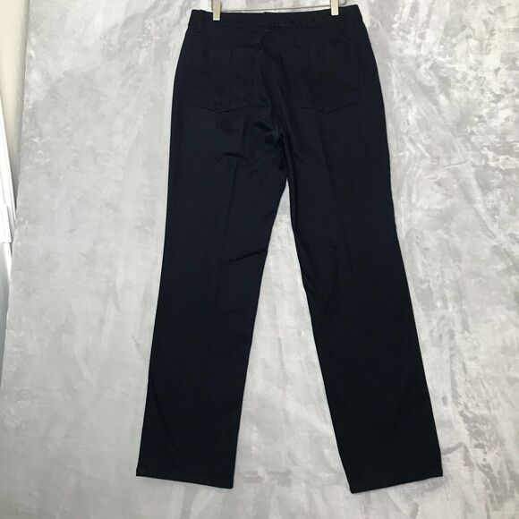 Talbots Stretch Jeans 10 Navy High Waist Mom Jean Cotton Stretch Vintage Denim - Picture 2 of 11